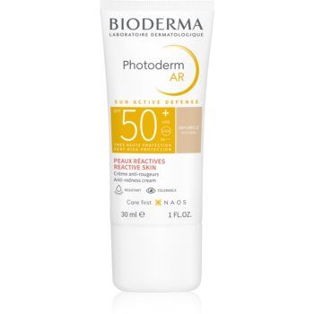 Bioderma Photoderm AR cremă tonifiantă protectoare pentru piele sensibilă cu tendințe de înroșire SPF 50+