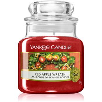 Yankee Candle Red Apple Wreath lumânare parfumată ieftin