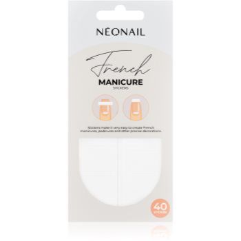 NEONAIL French Manicure Stickers folii autocolante pentru unghii