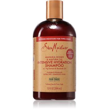 Shea Moisture Manuka Honey & Mafura Oil șampon intens hidratant pentru păr uscat și deteriorat