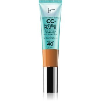 IT Cosmetics Your Skin But Better CC+ Natural Matte machiaj cu efect matifiant SPF 40