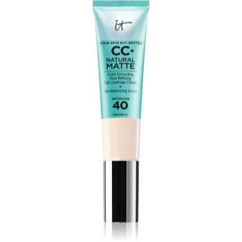 IT Cosmetics Your Skin But Better CC+ Natural Matte machiaj cu efect matifiant SPF 40