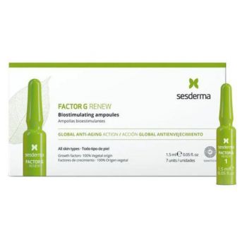 Tratament intensiv de intinerire Sesderma Factor G Renew, 7 fiole x 1.5 ml Tratament intensiv de intinerire Sesderma Factor G Renew, 7 fiole x 1.5 ml