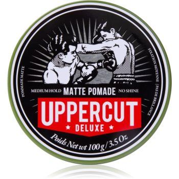 Uppercut Deluxe Matt Pomade gel modelator pentru coafura pentru păr