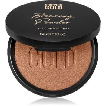 Dripping Gold Luxury Tanning Bronzing Powder pudra compacta pentru bronzat corp si fata