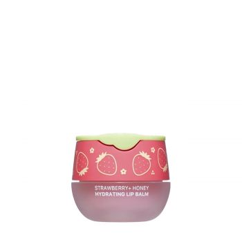 Strawberry + honey hydrating lip balm 6 gr