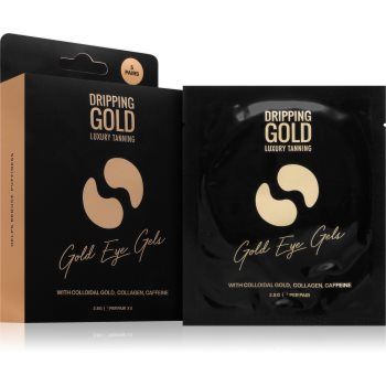 Dripping Gold Luxury Tanning Eye Gels tampoane cu gel împotriva ridurilor de sub ochi cu efect de hidratare Dripping Gold Luxury Tanning Eye Gels tampoane cu gel împotriva ridurilor de sub ochi cu efect de hidratare