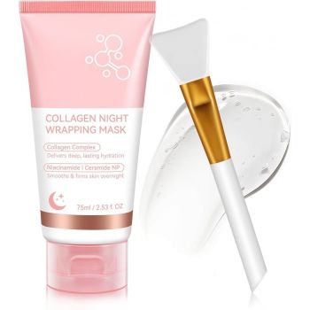 Masca Premium de Noapte cu Colagen, Niacinamide, Ceramide NP, Hidratare profunda, 75 ml