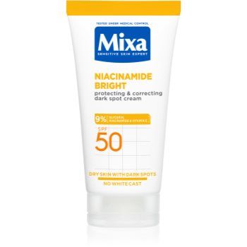 Mixa Niacinamide Bright crema corectoare impotriva petelor intunecate