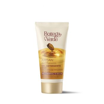 Travel size gel de curatare pentru fata cu ulei de argan