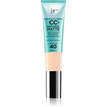 IT Cosmetics Your Skin But Better CC+ Natural Matte machiaj cu efect matifiant SPF 40