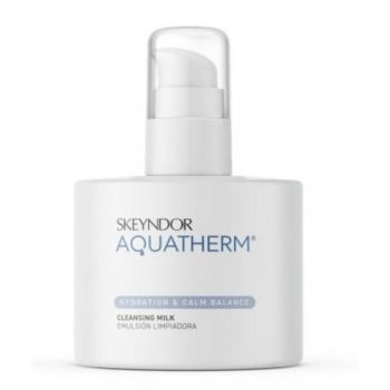 Lapte Demachiant Delicat pentru Piele Sensibila - Skeyndor Aquatherm Cleansing Milk, 250 ml