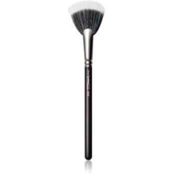 MAC Cosmetics Brush 184S Duo Fibre Fan pensula plata pentru machiaj