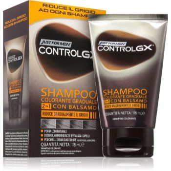 Just for Men Control GX Shampoo sampon si balsam pentru par grizonat