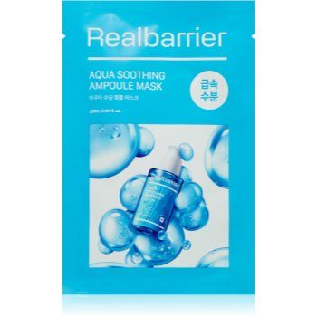 Real Barrier Aqua Soothing Ampoule Mask mască textilă calmantă