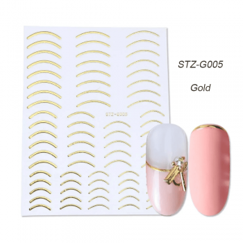 Sticker decor unghii G005 Gold - Everin