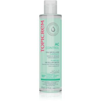 Topicrem AC Purifying Micellar Water apa pentru curatare cu particule micele pentru tenul gras, predispus la acnee