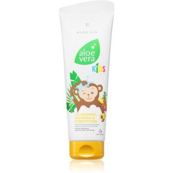 LR Aloe Vera Kids șampon, balsam și gel de duș 3 în 1 pentru copii