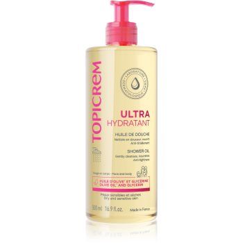 Topicrem UH BODY Shower Oil ulei de curățare hidratant pentru piele uscata si sensibila