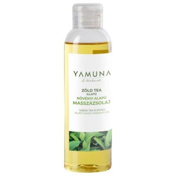 Ulei de Masaj cu Ceai Verde - Yamuna Green Tea Scented Plant-Based Massage Oil, 250 ml