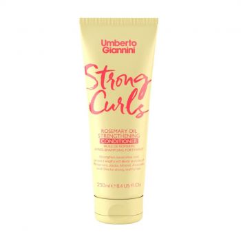 Balsam fortifiant cu ulei de rozmarin pentru parul cret, Strong Curls, Umberto Giannini, 250 ml