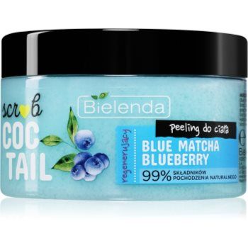 Bielenda Coctail Scrub Blue Matcha + Blueberry exfoliant pentru corp efect regenerator