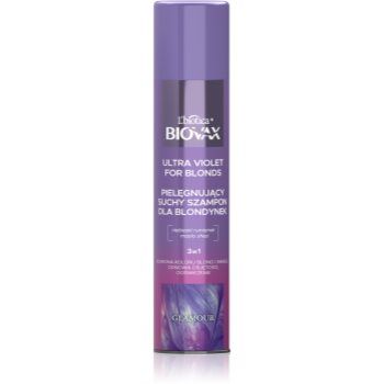 Biovax Glamour Ultra Violet For Blonds șampon uscat pentru par blond