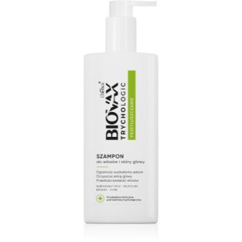 Biovax Trychologic Greasy Hair sampon pentru normalizare pentru par si scalp gras