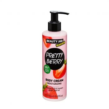 Crema pentru corp hidratanta Pretty Berry, Beauty Jar, 250 ml