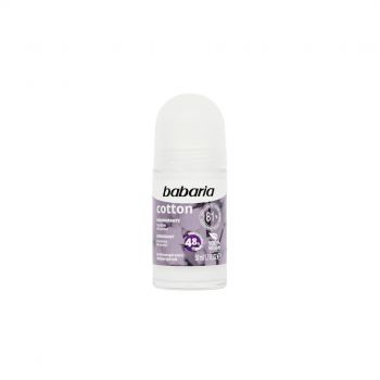 Deodorant roll-on fara alcool, nutritiv, Cotton, Babaria, 50 ml