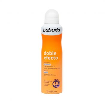 Deodorant spray fara alcool pentru piele sensibila, cu dublu efect, Silky Skin, Babaria, 200 ml