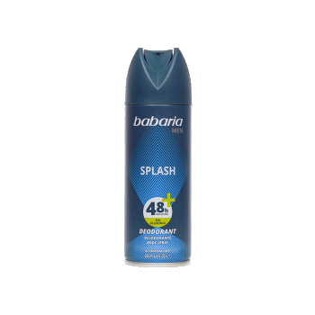 Deodorant spray fara aluminiu pentru barbati, protectie 48h+, Splash, Babaria Men, 200 ml