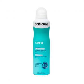 Deodorant spray fara aluminiu si alcool pentru pielea sensibila, Cero, Babaria, 200 ml