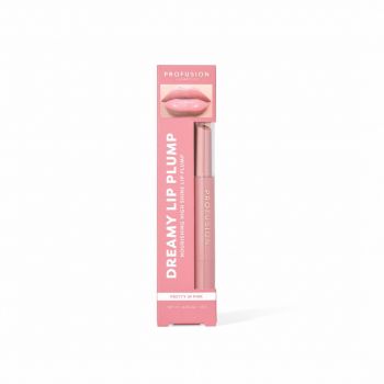 Gloss hranitor cu efect volumizant, Dreamy Lip Plump, nuanta Pretty In Pink, Profusion Cosmetics, 1.5 g