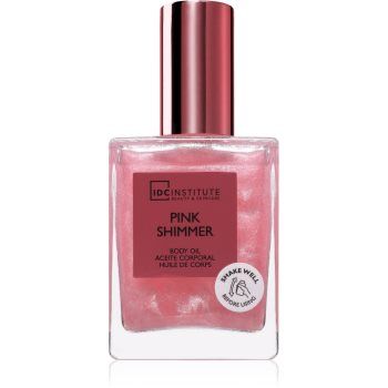 IDC Institute Shimmer Pink ulei stralucitor pentru corp