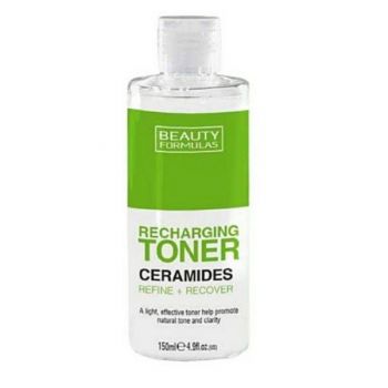 Lotiune tonica revitalizanta, cu Ceramide, Vegan, pentru redefinirea si refacerea tenului, Beauty Formulas, 150 ml Lotiune tonica revitalizanta, cu Ceramide, Vegan, pentru redefinirea si refacerea tenului, Beauty Formulas, 150 ml