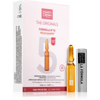 MartiDerm The Originals Formula Nº10 HD Color Touch ser facial hidratant cu vitamina C