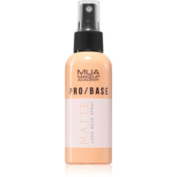 MUA Makeup Academy PRO/BASE Mattifying spray de fixare pentru controlul luciului