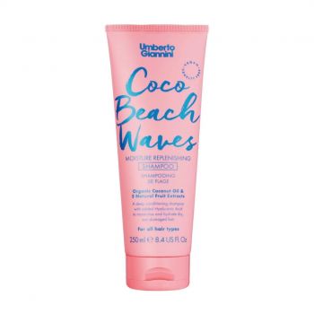 Sampon hidratant pentru bucle lejere, Coco Beach Waves, Umberto Giannini, 250 ml