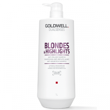 Sampon pentru par blond Goldwell Dualsenses Blondes & Highlights Anti-Yellow 1000ml