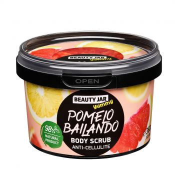 Scrub pentru corp anticelulitic Pomelo Bailando, Beauty Jar, 360 g