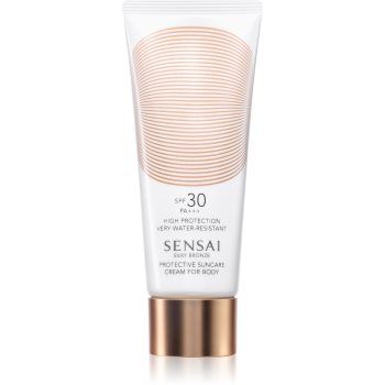 Sensai Silky Bronze crema de corp pentru protectie solara SPF 30