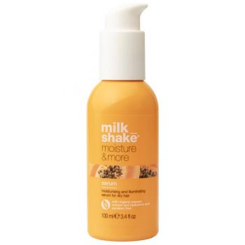 Ser Hidratant cu Efect de Stralucire pentru Par Uscat -  Milk Shake Moisture & More Serum, 100 ml