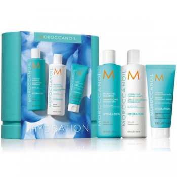 Set pentru hidratarea parului Moroccanoil Hydration Spring Kit 2x250ml 1x75ml