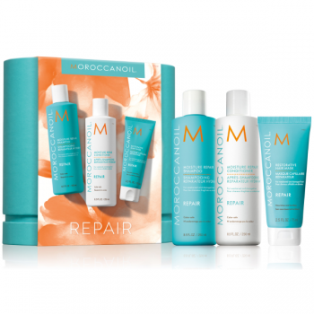 Set pentru repararea parului Moroccanoil Repair Spring 2x250ml 1x75ml