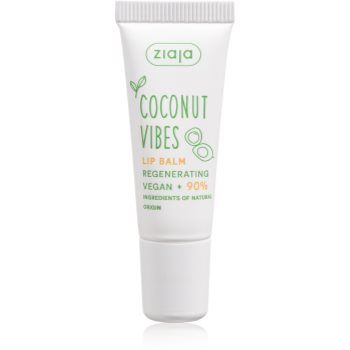 Ziaja Coconut Vibes balsam de buze efect regenerator