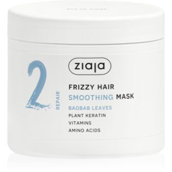 Ziaja Plant Essentials Baobab Leaves masca pentru netezire pentru păr creț