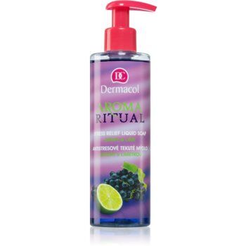 Dermacol Aroma Ritual Grape & Lime săpun lichid anti-stres