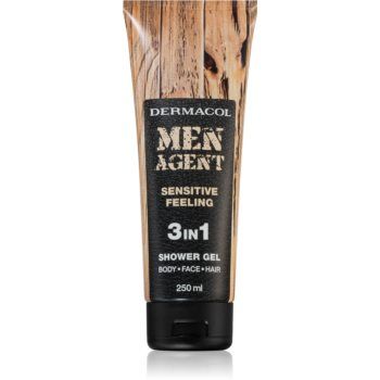 Dermacol Men Agent Sensitive Feeling gel de duș 3 in 1