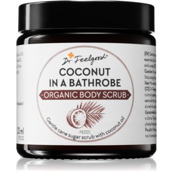 Dr. Feelgood Organic Coconut in a Bathrobe exfoliant din zahar cu ulei de cocos